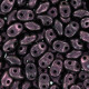 Matubo MiniDuo Beads 4x2.5mm Polychrome - rose